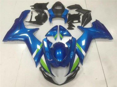 2011-2021 Blau GSXR 600/750 Motorrad Vollverkleidung