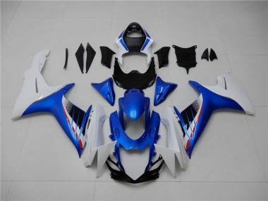 2011-2021 Blau Weiß GSXR 600/750 Motorrad Verkleidung