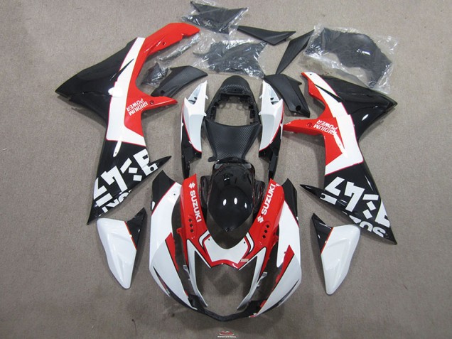 2011-2021 Schwarz Rot GSXR 750 Motorrad Verkleidung