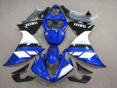 2012-2014 Blau Schwarz Weiß YZF R1 Motorrad Verkleidung