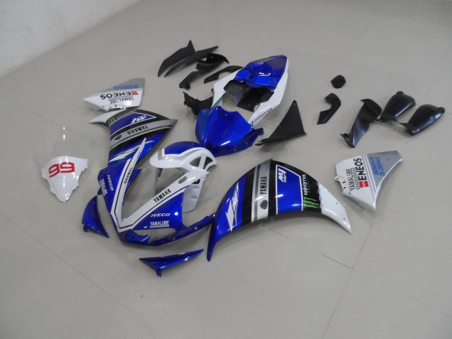 2012-2014 Blau Weiß YZF R1 Motorrad Verkleidungen