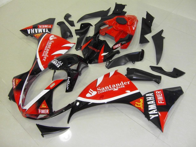 2012-2014 Rot Schwarz SantUnder YZF R1 Motorrad Verkleidung