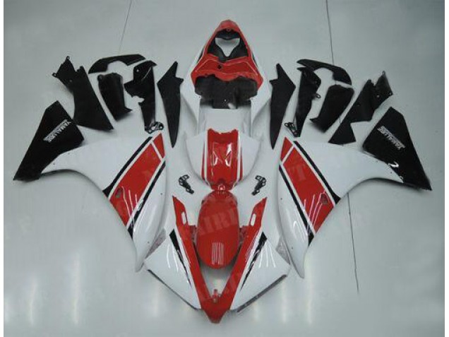 2012-2014 Weiß Rot Schwarz YZF R1 Motorrad Verkleidung