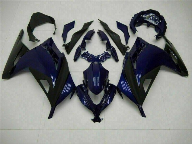 2013-2016 Blau Schwarz EX300 Motorrad Verkleidung