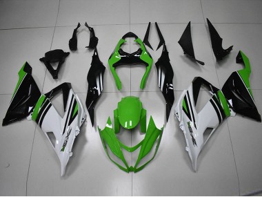 2013-2018 Schwarz Grün Weiß ZX6R Motorrad Verkleidung